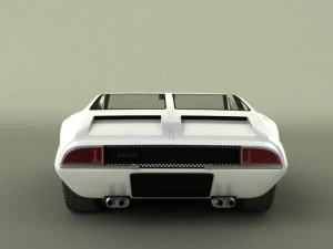 de tomaso mangusta 1969 3D Model