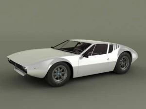 de tomaso mangusta 1969 3D Model