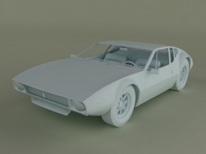 de tomaso mangusta 1969 3Dモデル