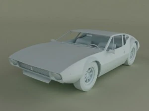 de tomaso mangusta 1969 3D Model