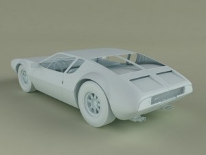 de tomaso mangusta 1969 3Dモデル