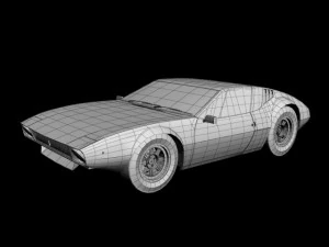 de tomaso mangusta 1969 3D Model