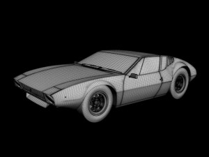 de tomaso mangusta 1969 3Dモデル