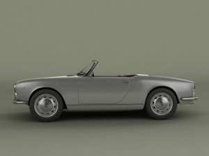alfa romeo giulietta spider 1959 3D Модель