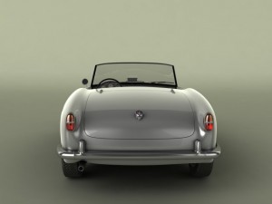 alfa romeo giulietta spider 1959 3D Модель