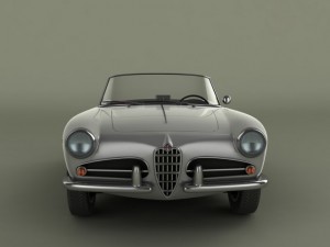 alfa romeo giulietta spider 1959 3D Модель