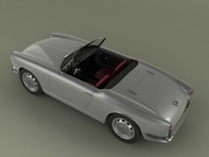 alfa romeo giulietta spider 1959 3D Модель