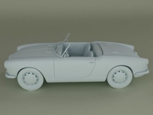 alfa romeo giulietta spider 1959 3D Модель