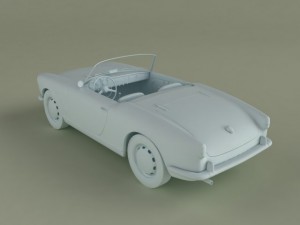 alfa romeo giulietta spider 1959 3D Модель