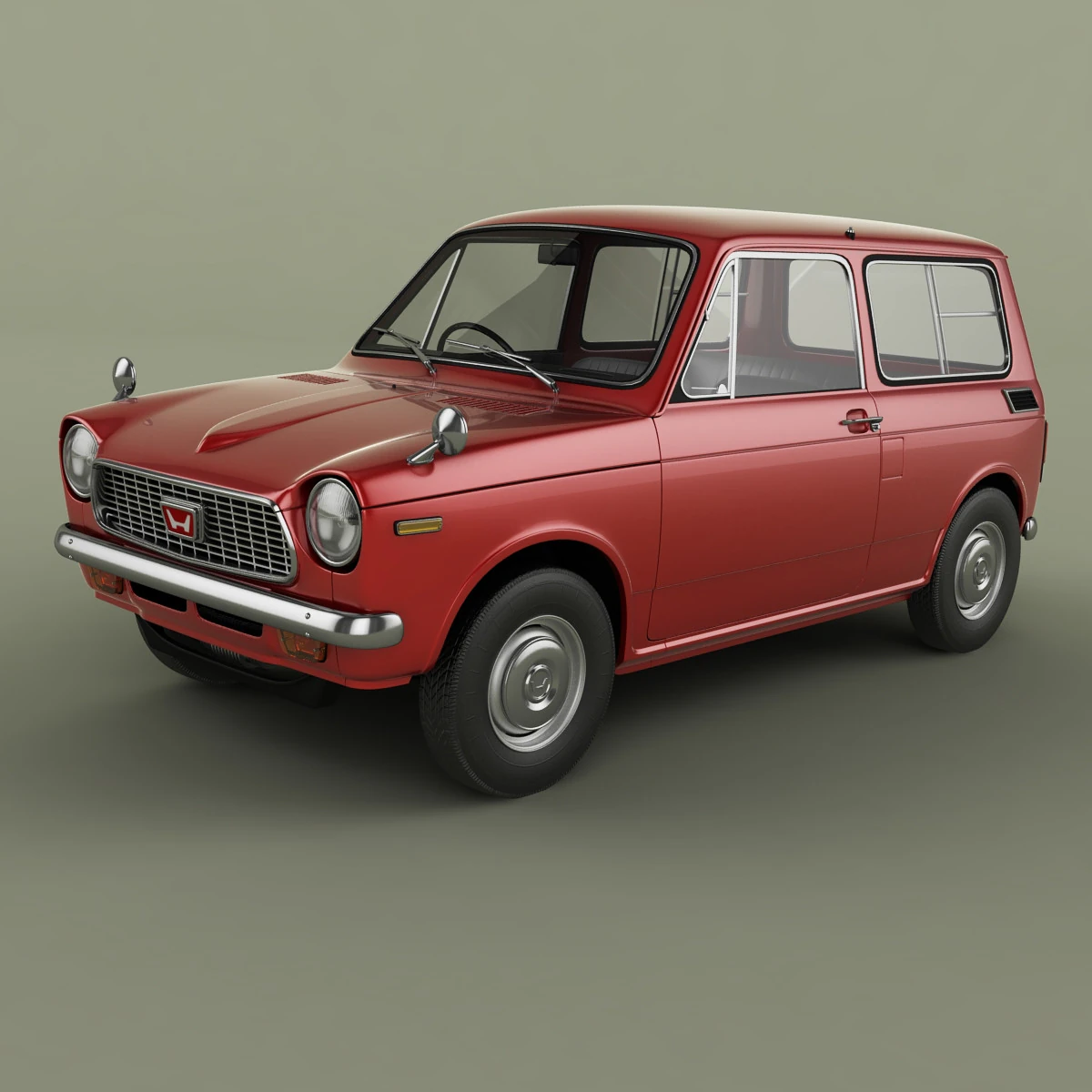 Honda LN360 III 3D Model .c4d .max .obj .3ds .fbx .stl .blend 