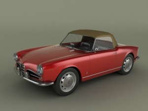 alfa romeo giulietta spider veloce 3D 모델