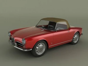 kecepatan laba-laba alfa romeo giulietta Model 3D