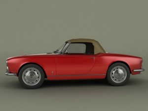 alfa romeo giulietta spider veloce 3D 모델