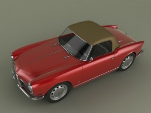 alfa romeo giulietta spider veloce 3D 모델