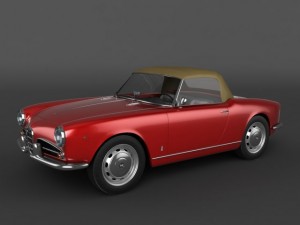 alfa romeo giulietta spider veloce 3D 모델