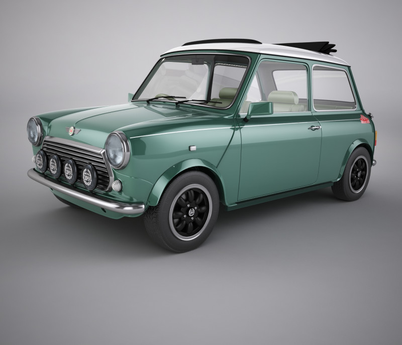 Morris mini 35th Anniversary Modelo 3D .c4d .max .obj .3ds .fbx .stl .blend