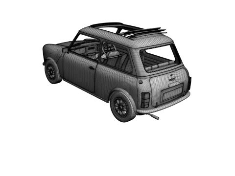 Morris mini 35th Anniversary Modelo 3D