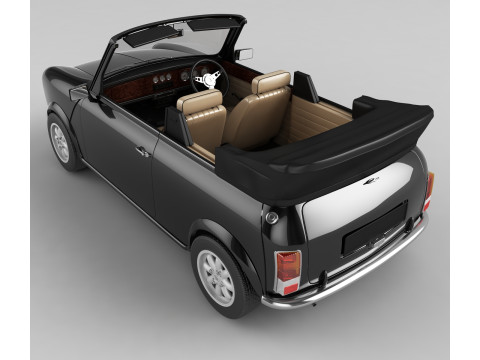 Rover mini convertible Modèle 3D