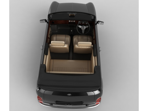 Rover mini convertible Modèle 3D