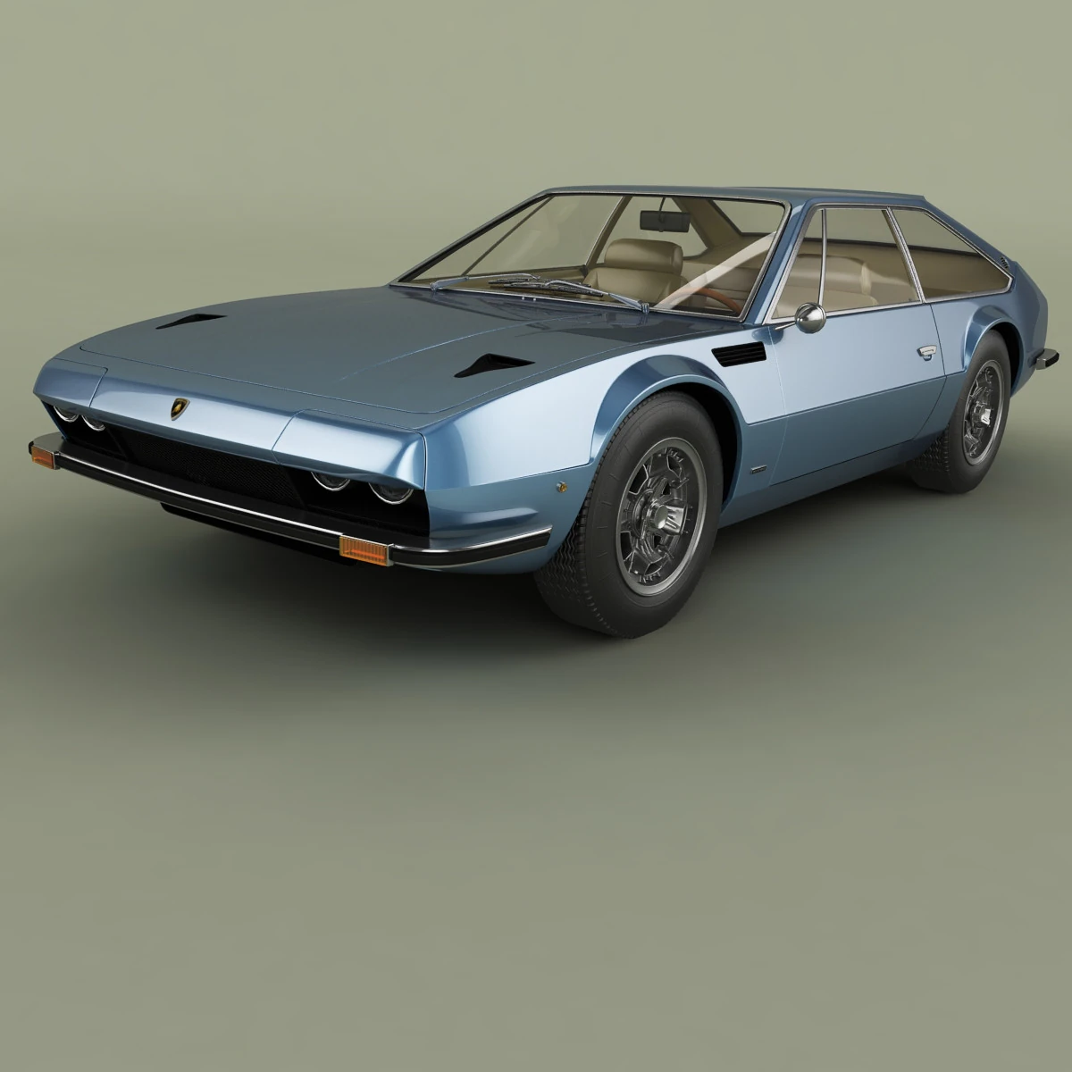 Jarama 400GT Modello 3D .c4d .max .obj .3ds .fbx .stl .blend