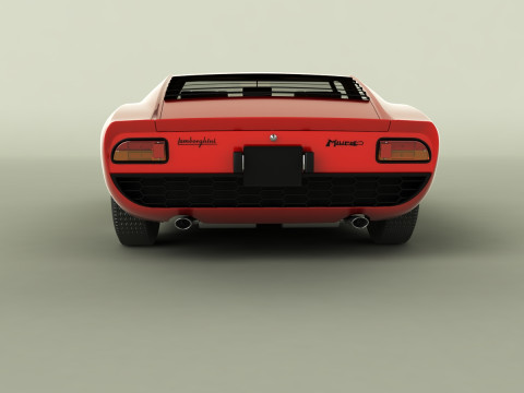 Miura P400 3D मॉडल