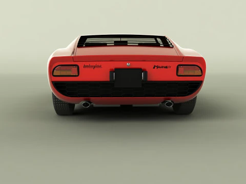 Miura P400 3D Model