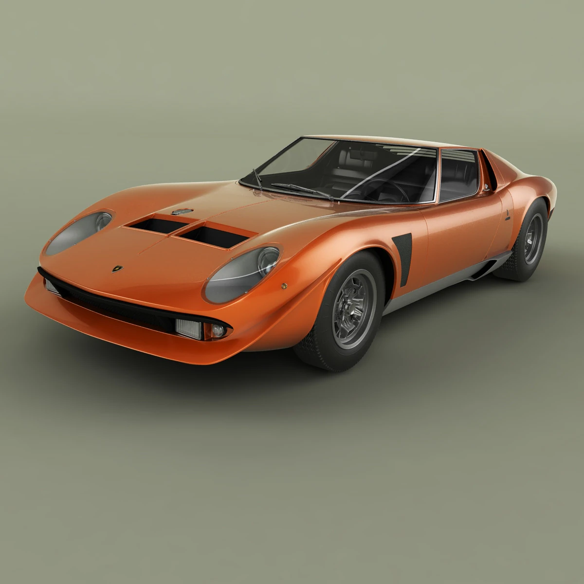 Miura Jota SVJ 3D Modell .c4d .max .obj .3ds .fbx .stl .blend 