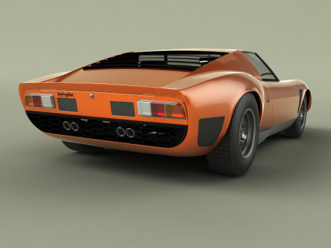 Miura Jota SVJ Modelo 3D