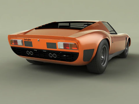 Miura Jota SVJ 3D Modell