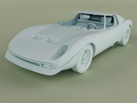 Miura Jota SVJ 3D Modell