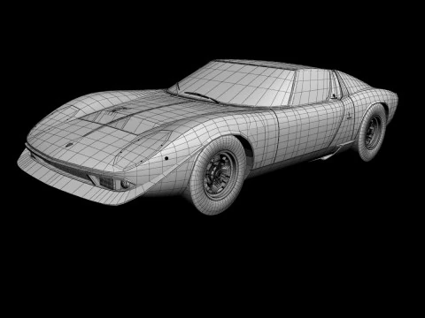 Miura Jota SVJ 3D Modell