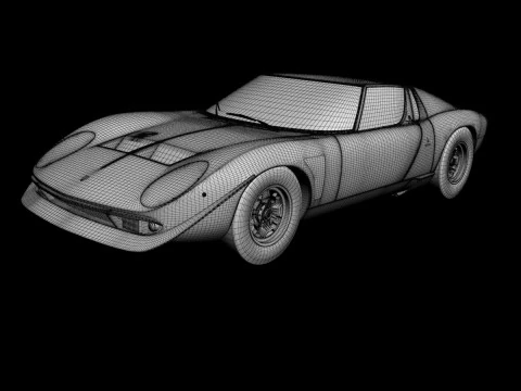 Miura Jota SVJ 3D Modell