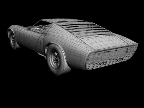 Miura Jota SVJ 3D Modell