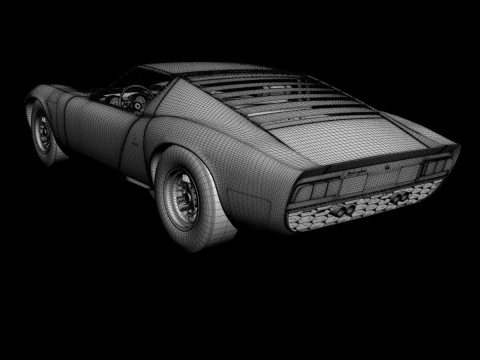 Miura Jota SVJ 3D Modell
