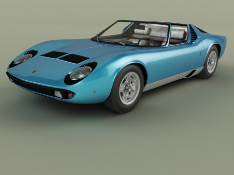 Miura Roadster 3D Модель