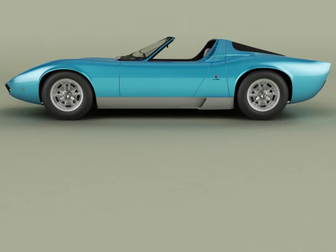 Miura Roadster 3D Model