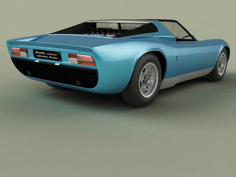 Miura Roadster 3D Model
