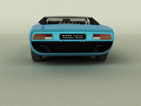 Miura Roadster 3D Model
