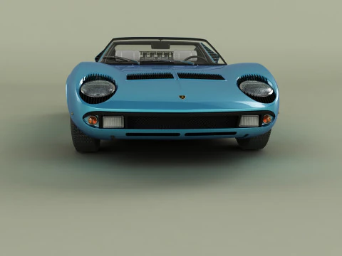 Miura Roadster 3D Model