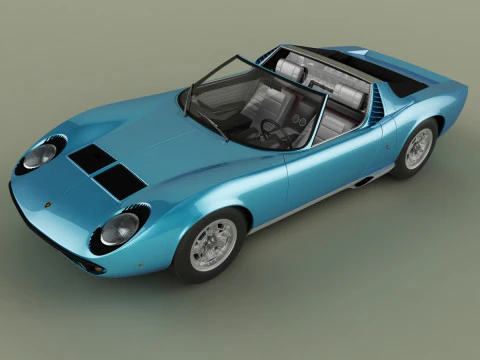 Miura Roadster 3D Model