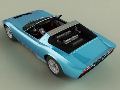 Miura Roadster 3D Model