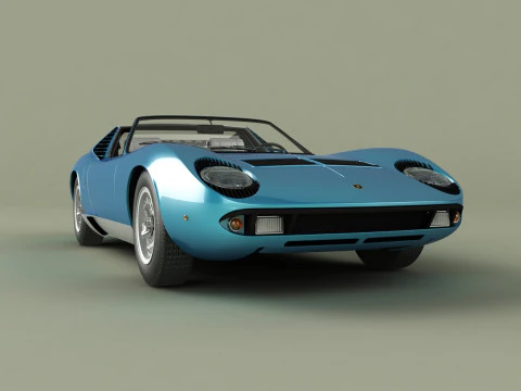 Miura Roadster 3D Model