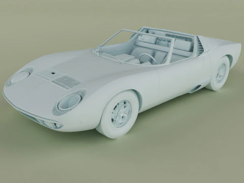 Miura Roadster 3D Model