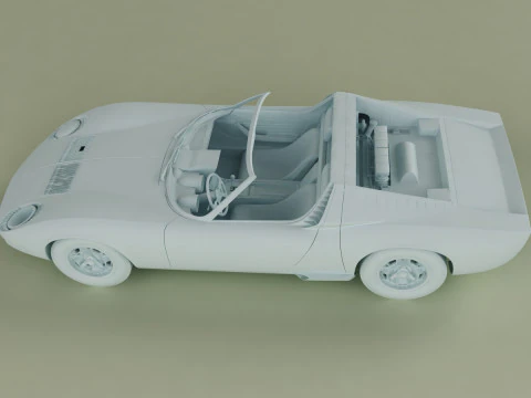 Miura Roadster 3D Model