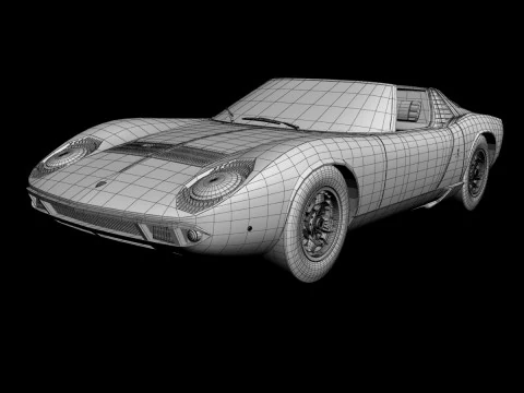 Miura Roadster 3D Model