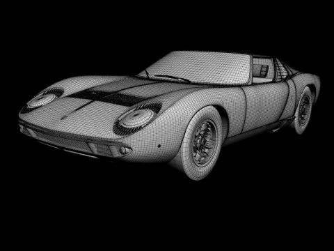 Miura Roadster 3D Model
