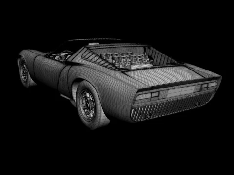 Miura Roadster 3D Model