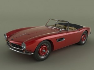 bmw 507 Model 3D