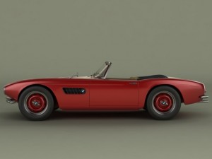 bmw 507 3D Model