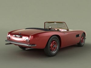 bmw 507 3D Model